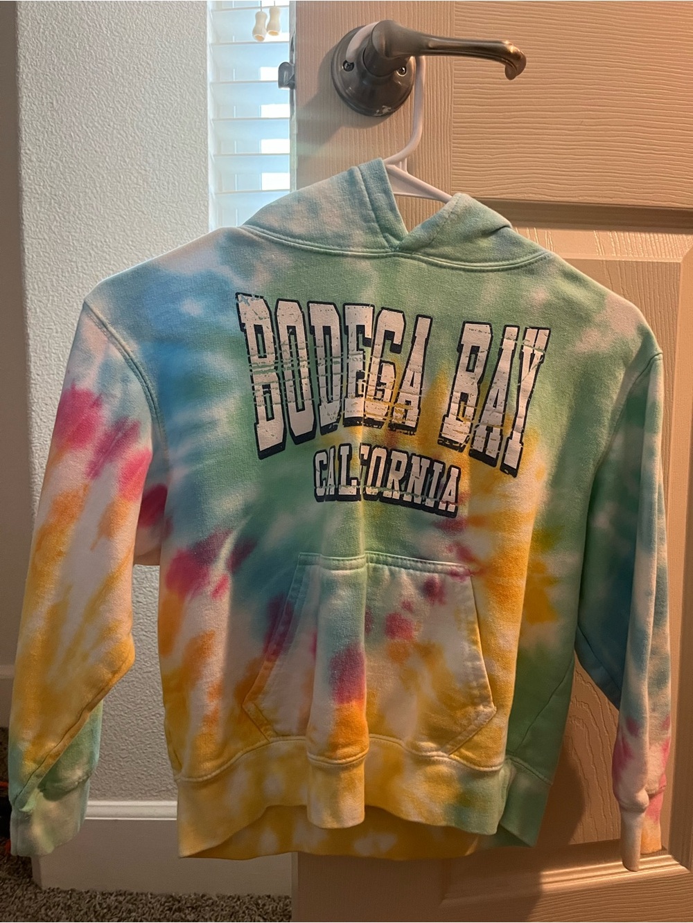 Tie-Dye "Bodega Bay California" Sweatshirt
